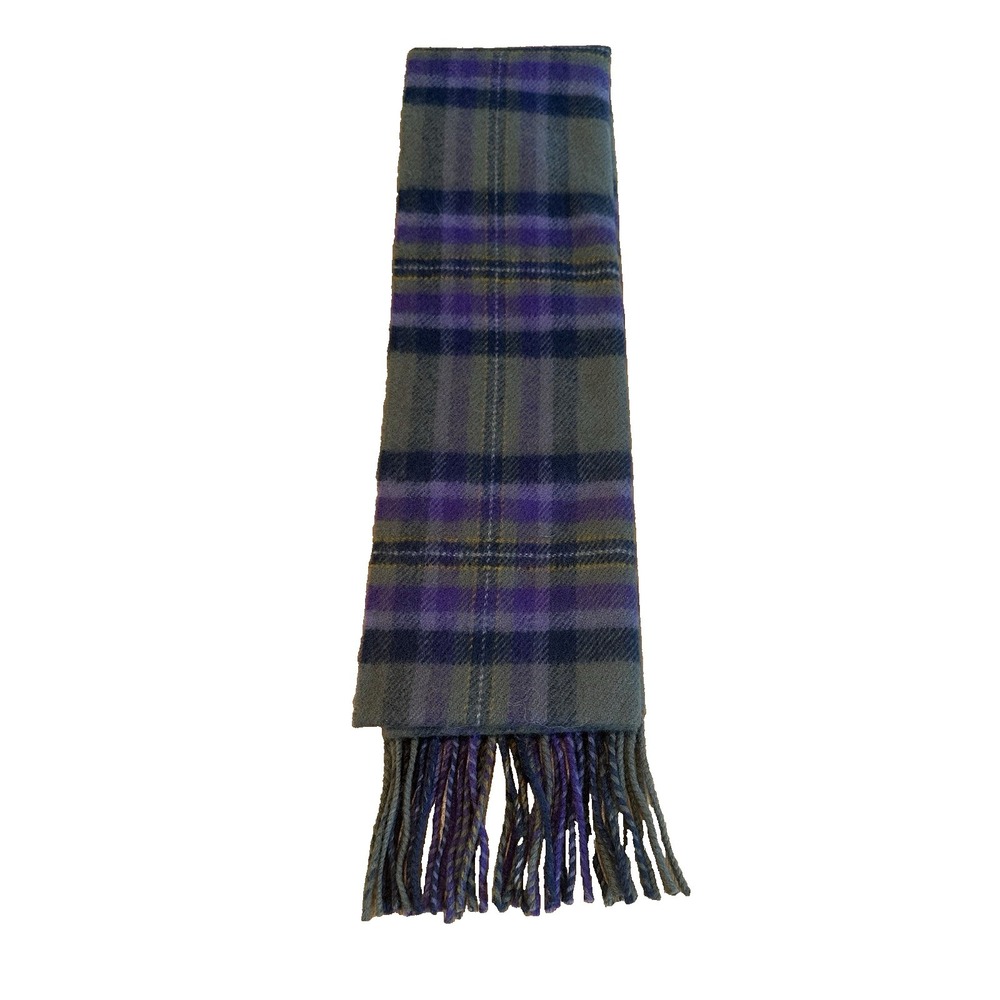 Kitlane Scotland 100% Lambswool Plaid Scarf‎ MacDonald Clan Tartan 65" - Picture 2 of 7